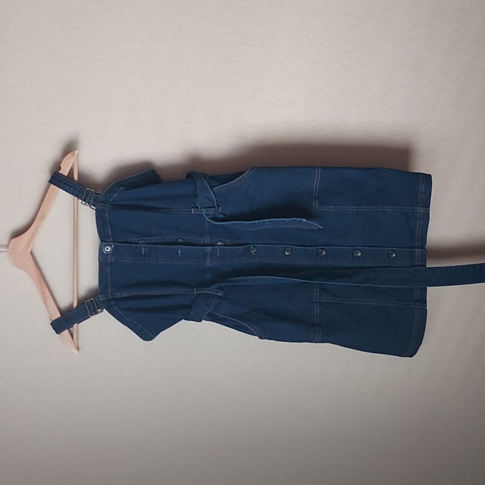 Button Down Jean Dress